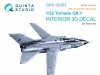 Quinta Studio QDS+32263 Tornado GR.1 3D-Printed & coloured Interior on decal paper (Revell) (Small version) (with 3D-printed resin parts) 1/32